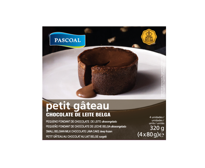 Petit Gâteau Chocolate Leite Belga